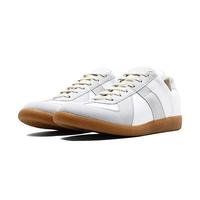 Maison Margiela马吉拉德训鞋小白鞋拼接牛皮休闲鞋男鞋经典款单鞋 101水洗白色 43.5