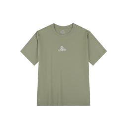 361° 短袖男士t恤夏季纯棉运动跑步宽松休闲潮流上衣服652519106-3 山川绿