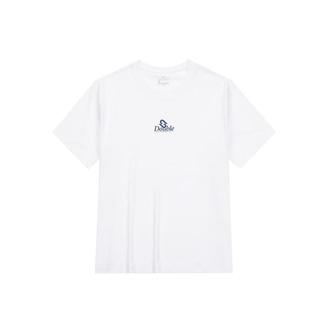 361°短袖男士t恤夏季纯棉运动跑步宽松休闲潮流上衣服652519106-7 本白 XL