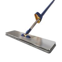 宝家洁平板拖把46cm杆长133cm配2墩布F37一拖净免手洗2025