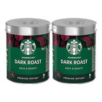 星巴克(Starbucks) 咖啡 精品免煮速溶黑咖啡罐装咖啡粉/90克 深度90g*2罐(26年6月)