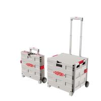 杜邦(DU PONT)超市购物小拉车折叠小推车买菜手拉车 两轮款 45L