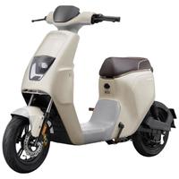 五羊-本田电动自行车U-Be长续航100KM电动车锂电池48V28Ah Wi-Box智能电瓶车新国标上班代步小电驴奶杏白 超长续航100KM智能版