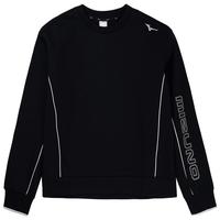 美津浓 Mizuno抑菌抗静电内里抓绒保暖圆领女款运动卫衣针织ESSENTIAL