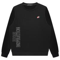 GXG男装 秋季时尚字母印花宽松休闲百搭圆领长袖卫衣