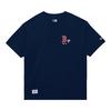  ERA纽亦华MLB爱心短袖T恤圆领男女NY印花百搭潮 14387846-藏青色 S