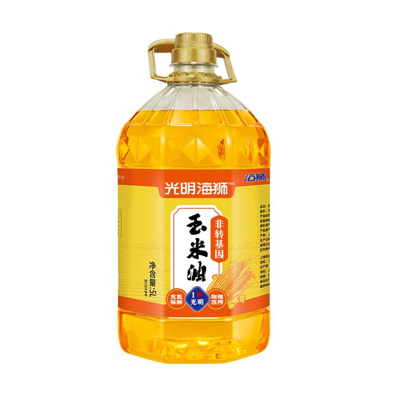 海狮 非转基因压榨玉米油 5L