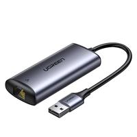 绿联 UGREEN2.5g网卡USB3.0外置网线转接口2500M高速typec千兆免驱动接rj45有线转换器适用于台式机笔记本电脑NAS