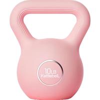 X-RIVAL FITNESS壶铃女士家用器材提壶男士哑铃深蹲力量训练运动 9.1kg =20LB蜜桃粉进阶女士