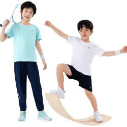 361° 童装 儿童短袖t25夏季男女童清爽弹力速干透气短袖 白150 本白