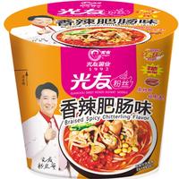 光友光友粉丝酸辣粉 四川渝经典酸辣粉特产 低GI方便食品速食 105g桶 香辣肥肠味酸辣粉 6桶
