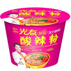 光友 酸辣粉整箱105g*6桶国货无明矾老牌粉丝低Gi食品轻食方便速食
