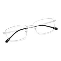 ZEISS/蔡司 防蓝光 老花镜+钛架 视特耐老花镜片【+100度】防蓝光 久森18010银色C2