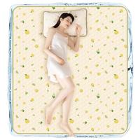 JaCeA类泰国天然儿童乳胶凉席 单凉席 青柠气泡水65*120cm【可水洗】 青柠床单款（凉席*1）65*120