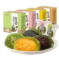 阿婆家的 艾草青团条头糕点休闲零食整箱杭州特产早餐麻薯糍中式食品 【礼盒款】豆沙味240g（礼盒款）