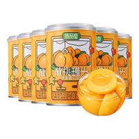 味品堂 黄桃罐头425g*6罐 5斤水果罐头年货节新年休闲零食优质黄桃