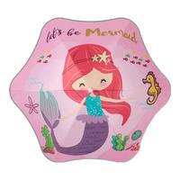 C'mon 儿童雨伞长杆直柄伞防晒太阳伞可爱小幼儿园 贝壳公主