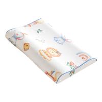 贝肽斯儿童枕头天然乳胶枕1-6岁宝宝安抚枕透气定型护颈枕 50*30*3/5cm