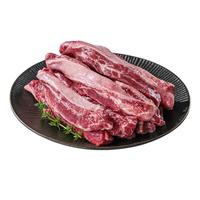 沃典 澳洲谷饲安格斯原包牛肋条块 净重2斤 生鲜牛肉煎炖  源头直发 澳洲谷饲原切牛肋条2斤