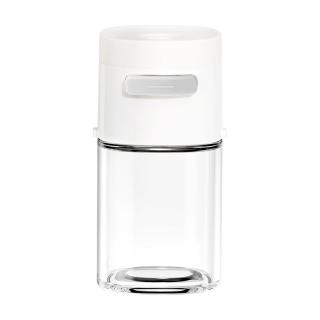 京东京造 调料盒 盐罐调味罐厨房玻璃家用食品接触级（定量撒盐）180ml