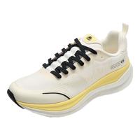 Kappa卡帕男鞋跑步鞋透气缓震2025春季轻便软底运动鞋子男训练户外 冬日白 37