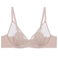 爱慕织锦3/4薄衬垫花瓣文胸AM13C261 黄色印花YH2 85B 38/85B