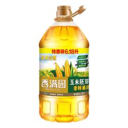 香满园 植物甾醇 非转基因 玉米胚芽油6.18L  金龙鱼荣誉 加量6.18L