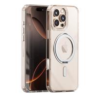 索盈【Ai相机按键丨旋转支架】适用苹果iPhone16Pro手机壳支点磁吸MagSafe透明全包超薄防摔保护套硬