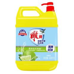 雕牌 清新柠檬洗洁精4.68kg 环保无磷配方（新老包装随机发货）