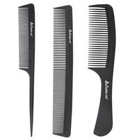 Creative art理发梳子3件套男女儿童造型梳尖尾梳挑发梳密齿梳盘发梳美发梳