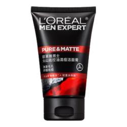 巴黎欧莱雅 抗黑头 男士洗面奶  50ml