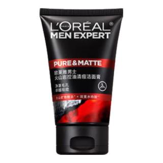 88VIP：巴黎欧莱雅 抗黑头 男士洗面奶  50ml