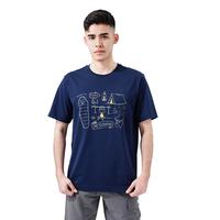 黑冰24夏季户外运动休闲男士凉感T恤 男款圆领半袖抗菌短袖 黑色 XL