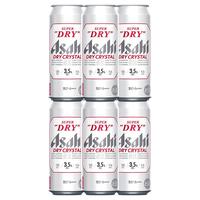 Asahi/朝日砧板 日本 日式生啤 辛口3.5度超级DRY 500ml*6 整箱装