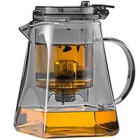 山點水茶壶泡茶杯家用茶具茶水分离滤茶器玻璃烧水壶耐高温飘逸杯泡茶壶