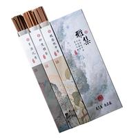 美真香 芽庄沉香檀香鹅梨帐中香线香熏香客厅家用室内香薰 90g约200支