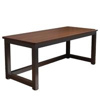 姗姗木艺电脑桌台式家用学习桌简易书桌卧室写字台长方形小桌子现代办公桌 【22MM加厚加粗】120*60*75