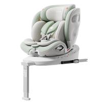 Heekin引领者儿童座椅汽车用0-12岁婴儿宝宝车载可坐躺智能通风加热 青提绿(单手旋转+语音通风加热)