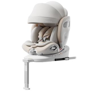 heekin 引领者儿童安全座椅汽车车载用0-12岁新生婴儿宝宝175°可坐可躺 香槟金MAX