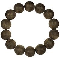 檀音男款沉香手串水沉老料倒架沉香木单圈佛珠手串16mm14颗野生送 A152 加里曼丹醇化老料18克