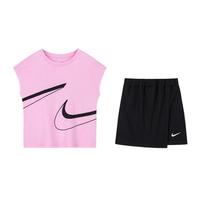 NIKE 耐克童装女童背心+短裙2件套2025年夏季儿童带裤套装