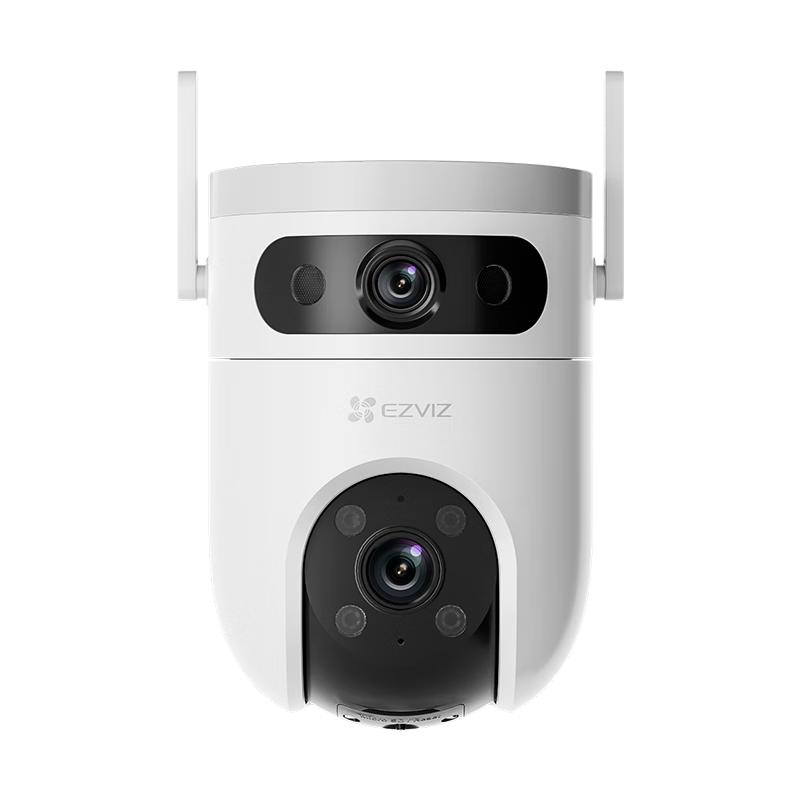  EZVIZ/萤石 360度无死角 室外双摄监控摄像头+64G监控卡  64GB