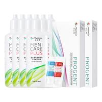 美尼康 目立康多功能OK镜护理液120ml*6瓶+除蛋白ab液7组*2