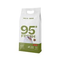 京东京造 真茶豆腐猫砂2.5kg*4 共20斤除臭低尘可冲厕所绿茶茶叶砂1.5mm 【速溶于水】100%真茶豆腐猫砂2.5kg*4包
