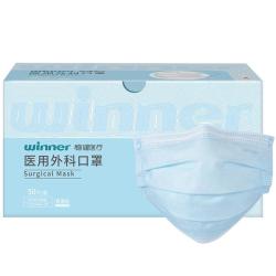稳健医疗 稳健一次性医用外科口罩200只 棉里层亲肤透气防尘防晒-蓝色+白色 200蓝+白