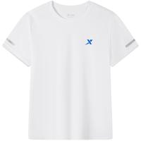 特步 XTEP【吸湿速干】儿童夏季短袖T恤男女同款吸汗透气圆领休闲百搭上衣