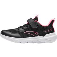 安踏儿童运动鞋女童鞋子夏季女大童透气跑鞋网眼跑步鞋A22435567I （透网）黑/荧光电光粉I-8 38