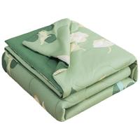 京东京造100%全棉印花夏被 A类夏凉被可机洗空调被子 小青柑  200*230cm