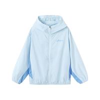 亚瑟士（asics）童装25年夏男女UPF50+冰蝉翼防晒服梭织透气外套332251052313 5002浅蓝色 160