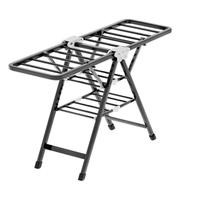 佳帮手落地晾衣架翼型双层折叠碳钢五金加固晾衣架160 【1.6米可折叠】带滑轮